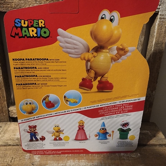 Super Mario Koopa Paratroopa With Gold Coin - Picture 3 of 4